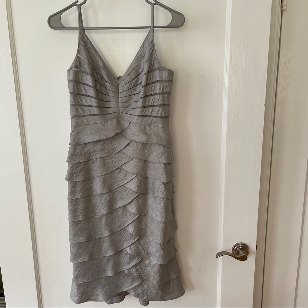 Adrianna Papell Grey mini dress